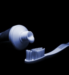 toothbrush and toothpaste